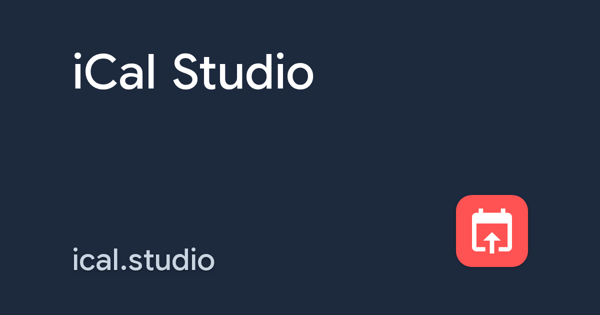 iCal Studio